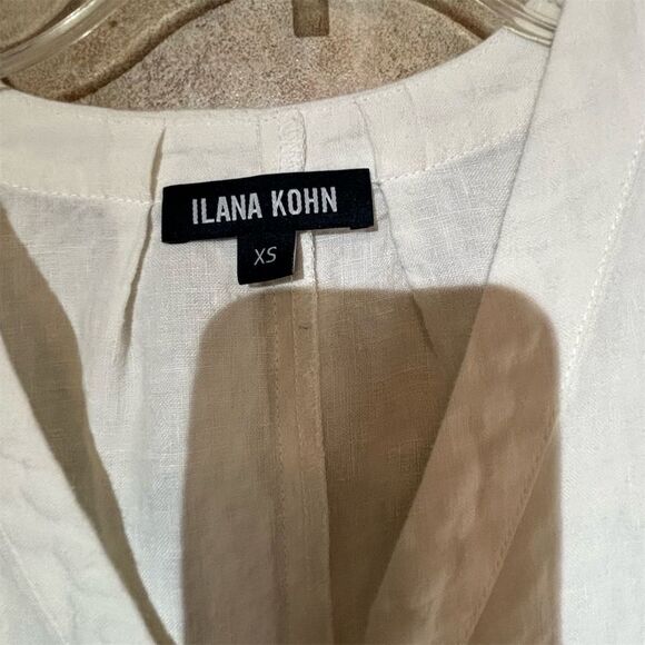 Ilana Kohn Mabel Coverall White Casual Jumpsuit Relaxed Fit XS - Picture 4 of 4